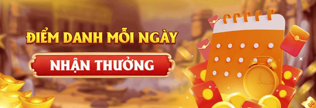 Điểm danh mỗi ngày nhận thưởng