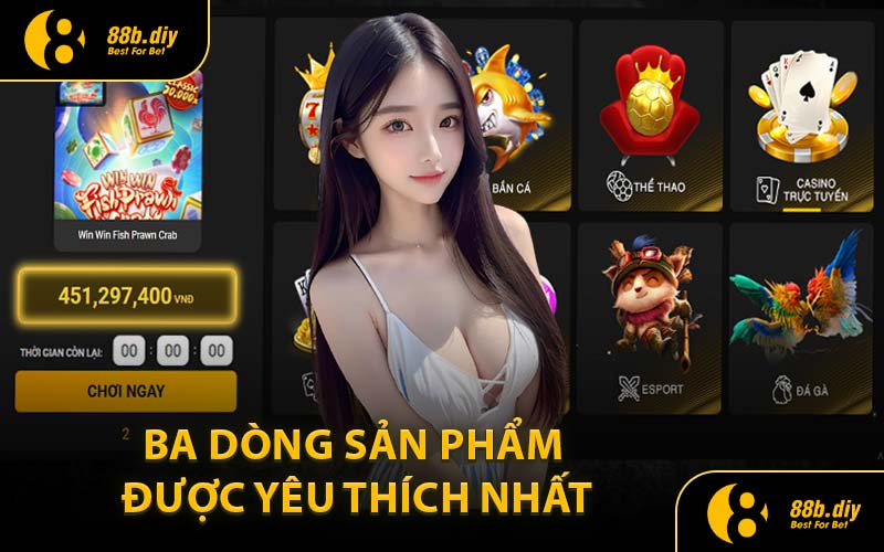 Ba Dòng Sản Phẩm Được Yêu Thích Nhất